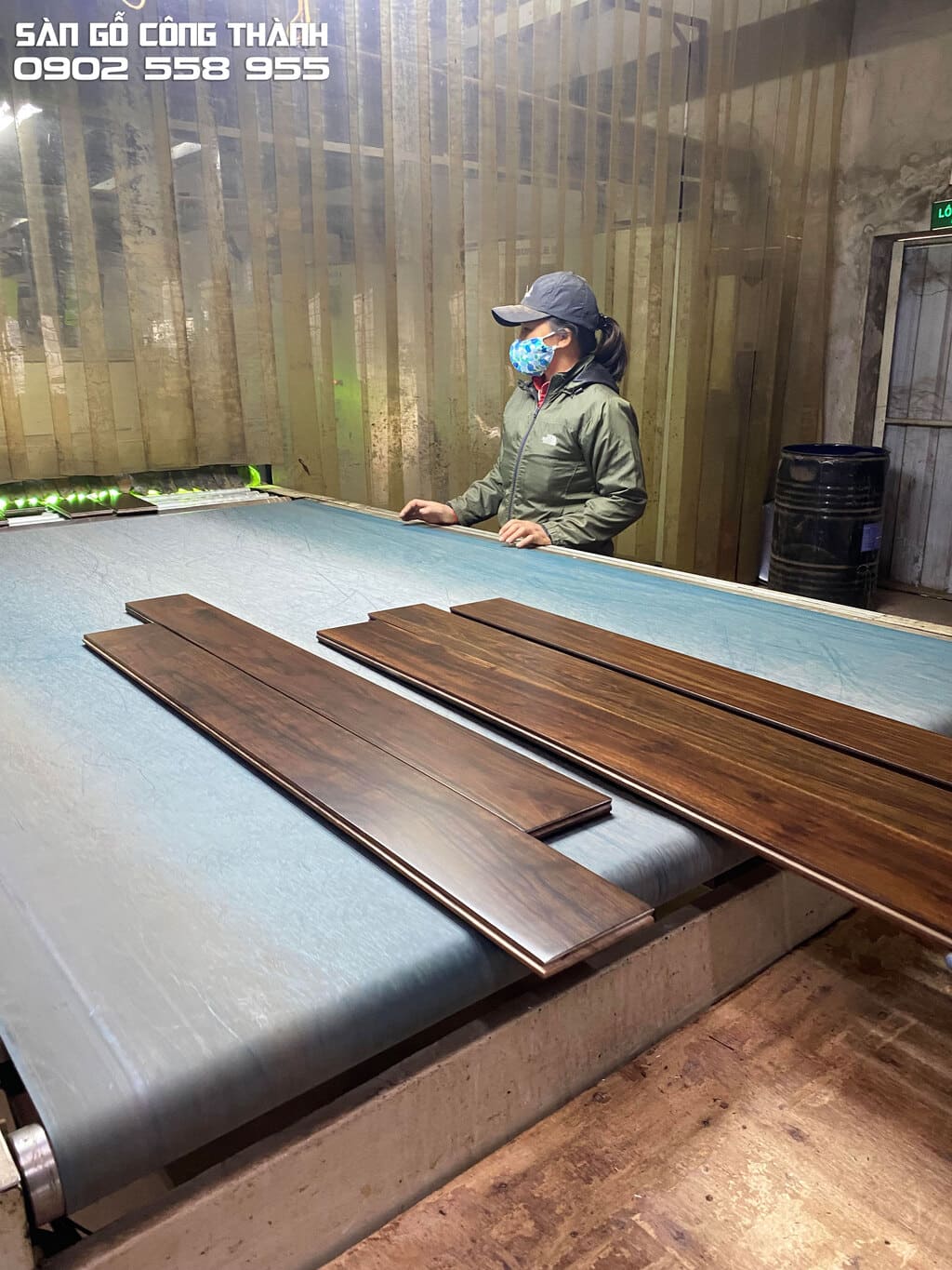 Sàn gỗ Chiu Liu bản rộng 150mm