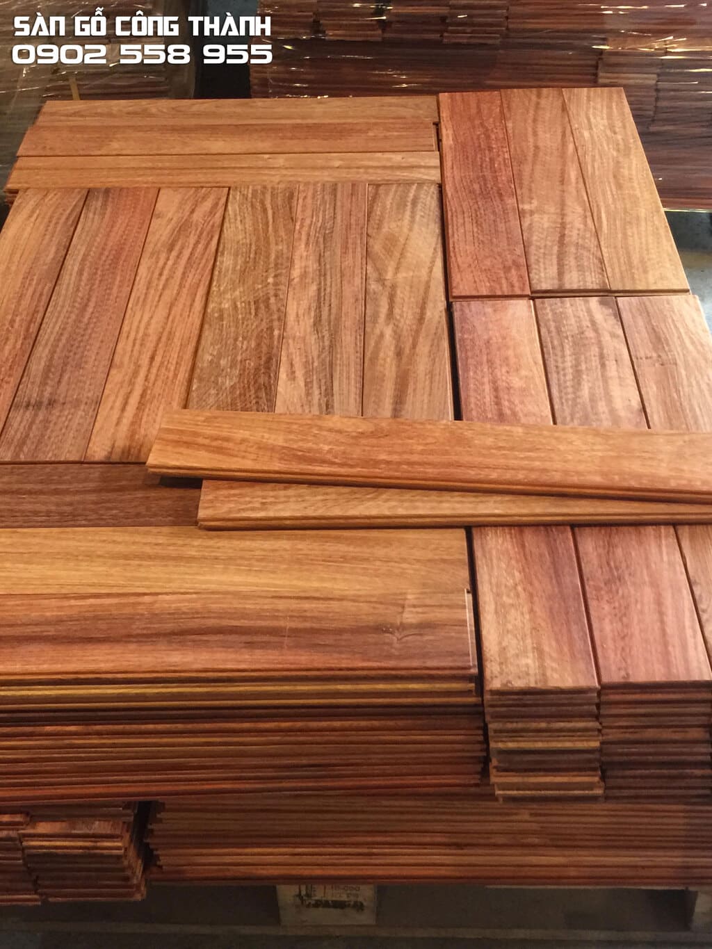 Sàn gỗ Hương Lào bản rộng 90mm